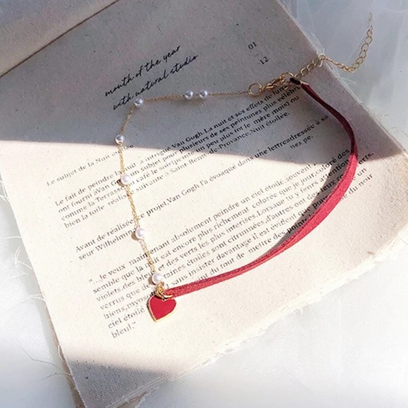 Brandy Melville Jewelry - Dainty Heart chocker ✨